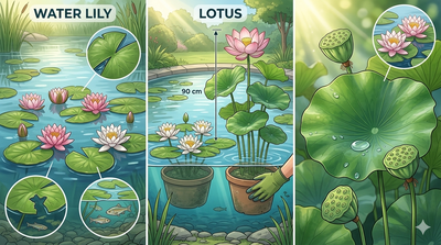 Water Lily Vs Lotus Key Difference | Plant Store 