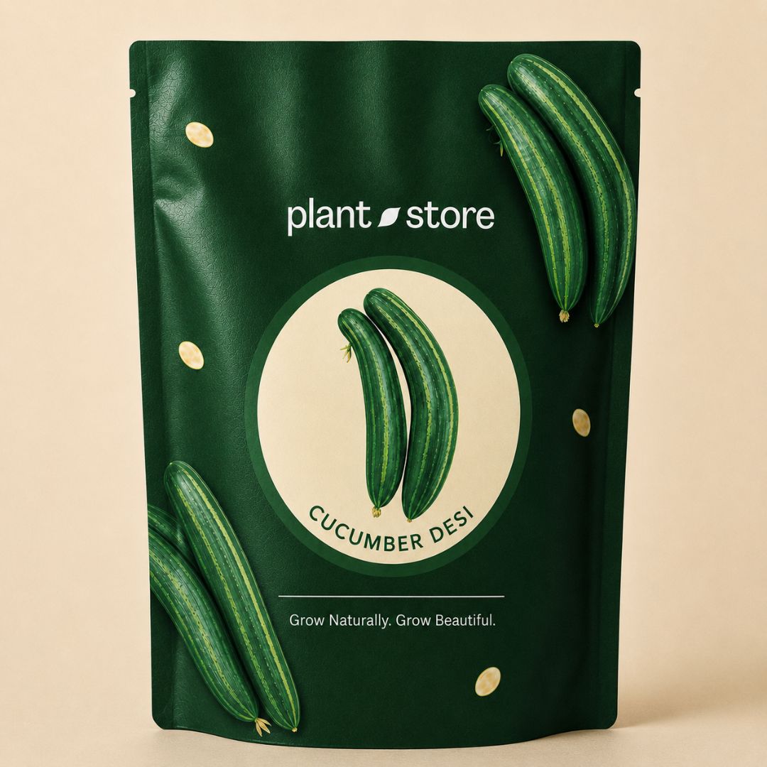 Cucumber Desi Vegetable Seeds | 40–85 Seeds