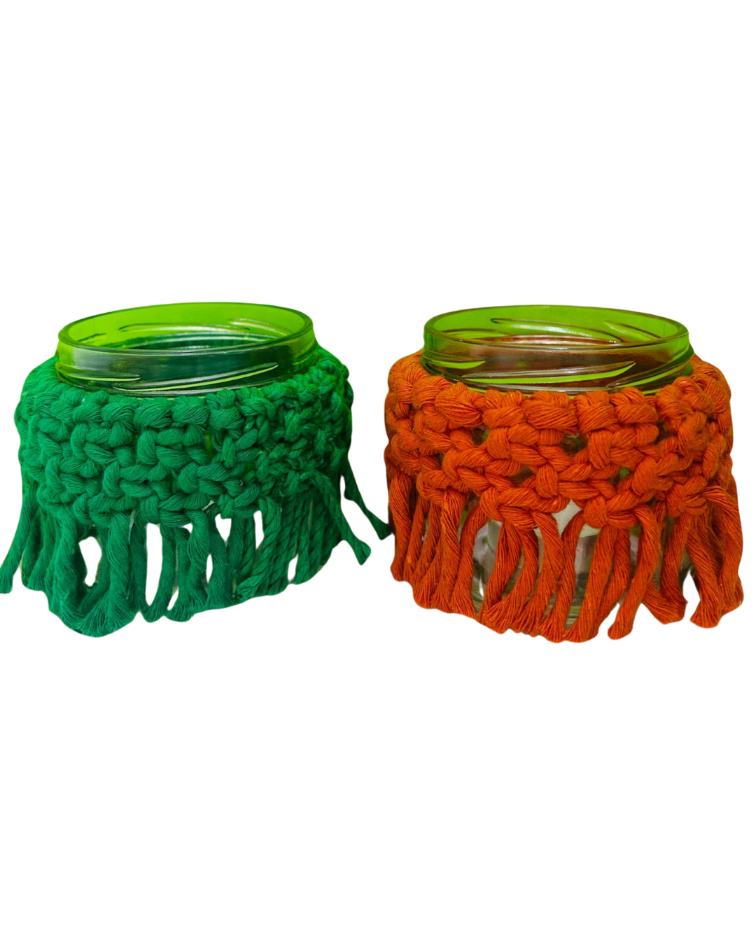 Macrame Jars (Set of 2)