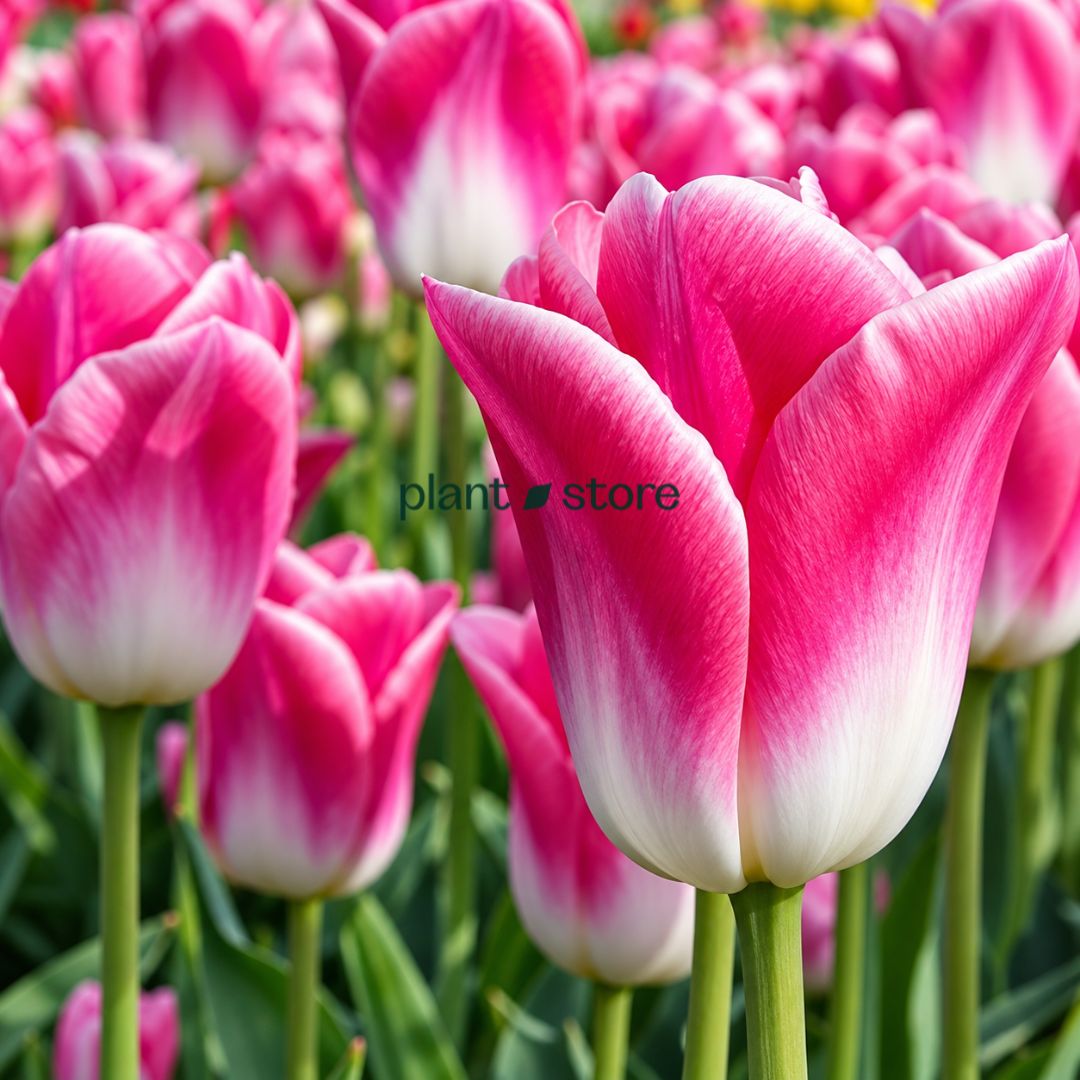 Dutch Tulip Pink Sound Flowering Bulbs (Netherland Imported)