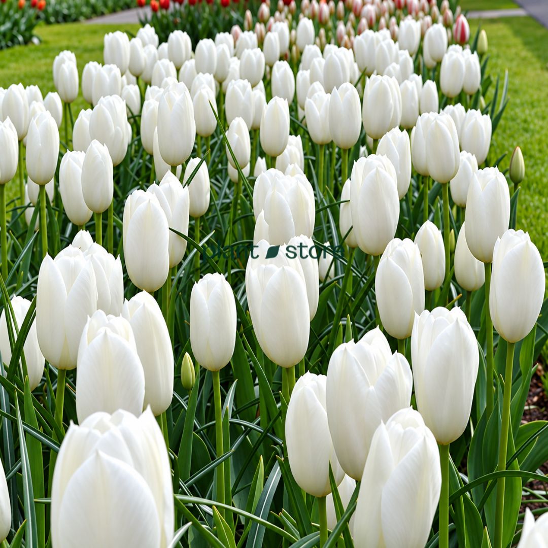 Dutch Tulip Royal Virgin Flowering Bulbs (Netherland Imported)