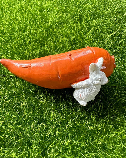 Carrot and Rabbit Garden Miniature (1pc)