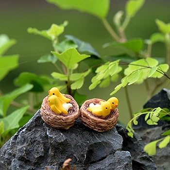 Bird Nest Miniature (Set of 2)