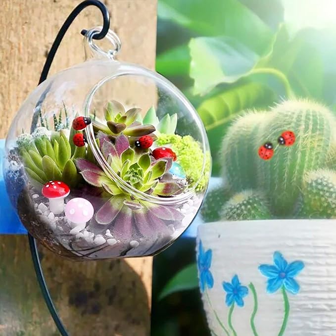 Resin Lady-bug Miniature - Set of 50 - plant store® 
