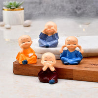 Baby Mini Monk Set of 4 Miniatures