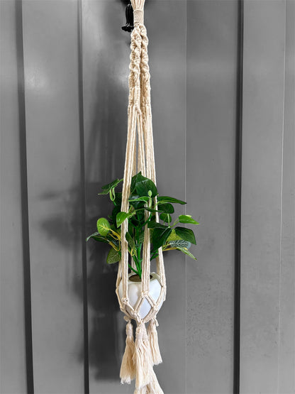 Macrame Plant Hangers with Tassels - 1 Piece