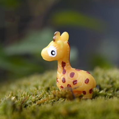 Small Giraffe Animal Miniature Garden (set of 5)