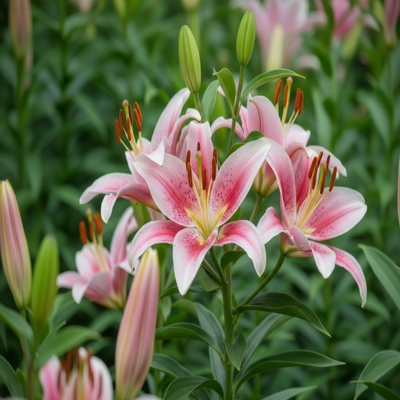 Oriental Lily - Pink Colour