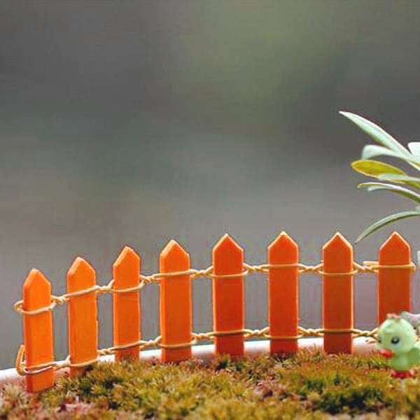 Wooden Fence - Miniature (Set 5) - plant store® 